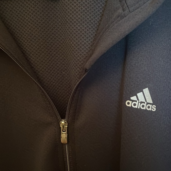 Adidas Navy Blue and White Jacket - Picture 4 of 6